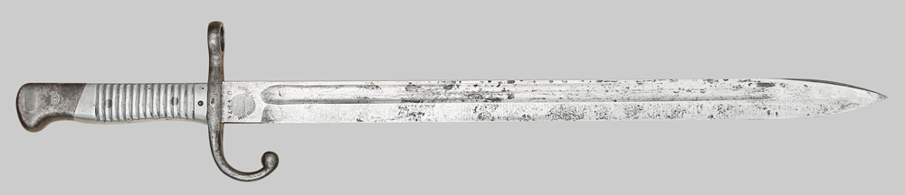 Image of Argentine aluminum grip M1891 bayonet.