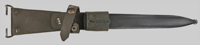 Thumbnail image of Belgian FN Model 1949 in unique green leather belt frog.