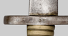 Thumbnail image of Brazilian Comblain Cadet Yataghan bayonet.