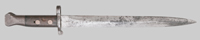 Thumbnail image of British Pattern 1888 knife bayonet.