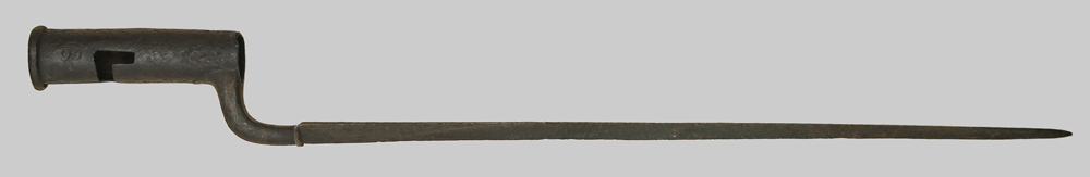 Image of early land pattern brown bess bayonet.