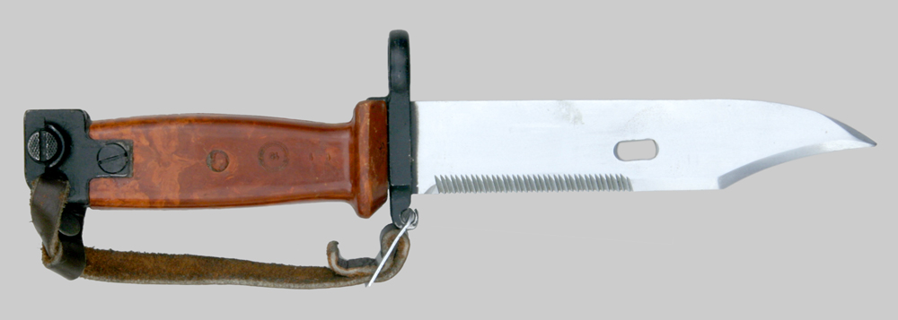 Image of Bulgarian Orange AKM Type II bayonet.