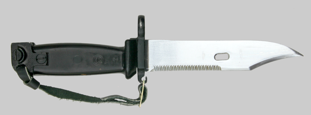 Image of Bulgarian Black AKM Type II bayonet.