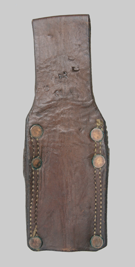 Image of Canadian Pattern 1915 leather belt frog