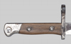 Thumbnail image of nickel-plated Chilean M1895 parade bayonet.