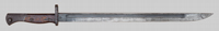 Thumbnail image of Nationalist Chinese Zhong Zheng Shi (Chaing Kai Shek) bayonet with a Japanese Type 30 blade.