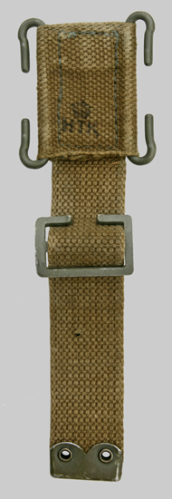 Image of Danish HTK web strap belt frog