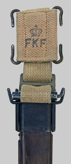 Image of Danish FKF web strap belt frog