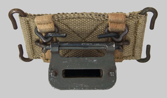 Image of Danish HTK rectangular web belt frog