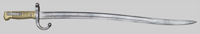 Thumbnail image of Egyptian Remington yataghan sword bayonet.