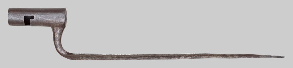 Image of France M1754 style cadet or officer's fusil bayonet.