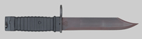 Thumbnail image of KCB-77 bayonet with AES hexagons trademark.