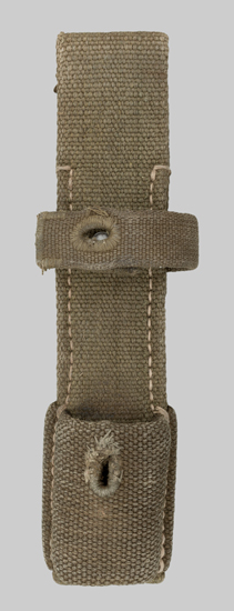 Images of German Afrika Korps bayonet belt frog.