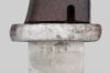 Thumbnail image of German M1884/98 Third Pattern knife bayonet with riveted grips.