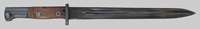 Thumbnail image of German S 109(j) bayonet (captured Yugoslavian M1924 bayonet).