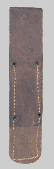 Image of Greek No. 4 leather belt frog.