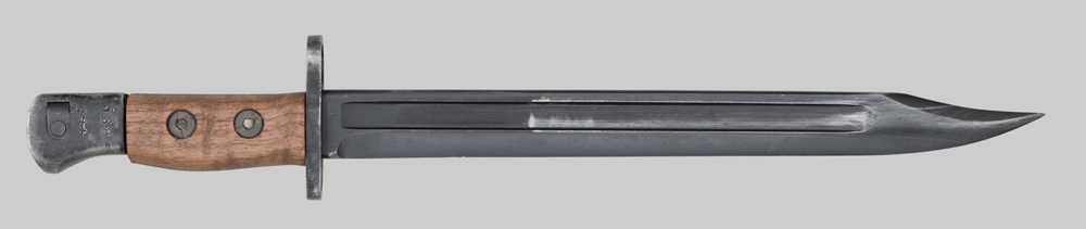 Image of Indian 1A Long Blade bayonet.