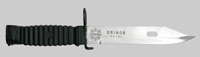 Thumbnail image of Indonesian KCB-77 style Brimob bayonet