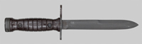 Thumbnail image of an Italian BM59/AR70 knife bayonet.