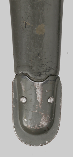 Image of Italian M4 Bayonet With Leather Scabbard.