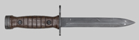 Thumbnail image of Italian M4 Bayonet with plastic grips