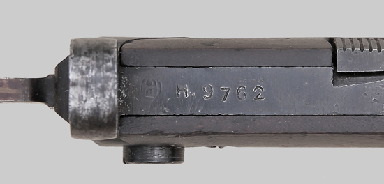 Image of Italian M1938 latch-lock folding bayonet.