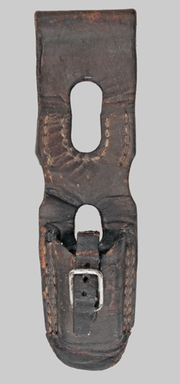 Image of Japanese leather belt frog