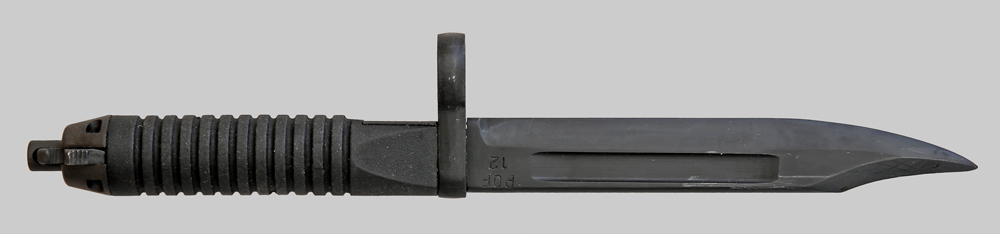 Image of Pakistani G3 bayonet made at Pakistan Ordnance Factory in 2012.