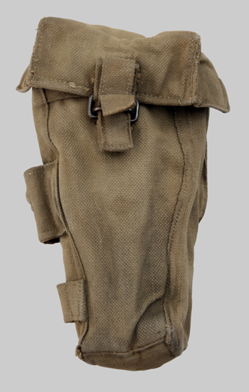 Image of Rhodesian khaki Pattern 1961/64 Web Pouch with bayonet frog