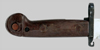 Thumbnail image of Romanian AKM Type I knife bayonet with early belt hanger.