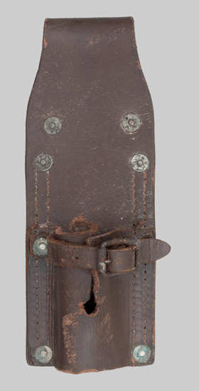 Image of South African Pattern 1907 leather belt frog.