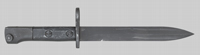 Thumbnail image of South Africs S1 (Uzi) submachine gun bayonet.