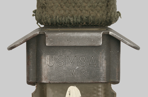 Image of South Korean conversion of U.S. M6 bayonet for U.S. M1 Carbine.