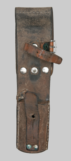 Image of Swedish leather belt frog