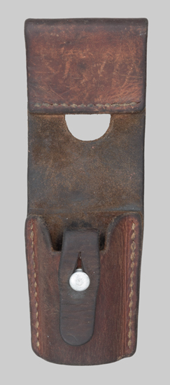 Image of Swiss M1957 leather belt frog.