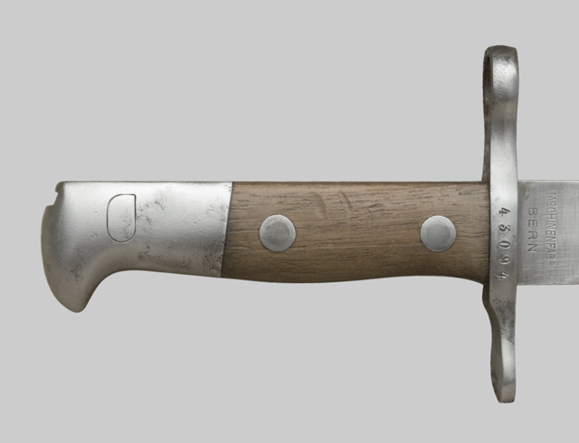 Image of Swiss M1889 bayonet.