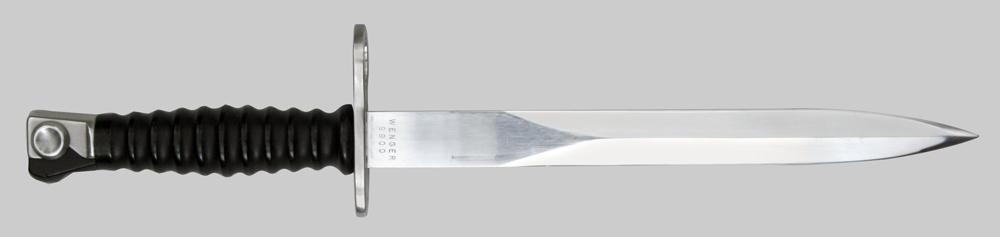 Image of the Swiss M1957 bayonet.