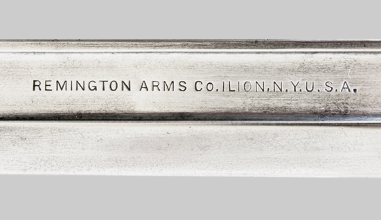 Image of Remington No. 5 Short Export Bayonet With Straight Guard.