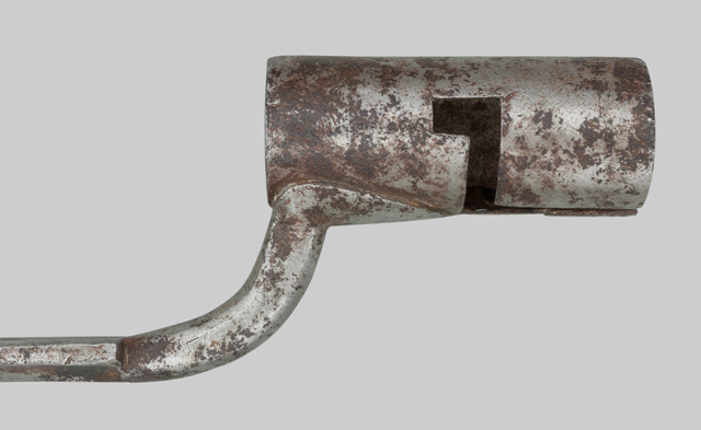 Image of early Colonial American socket bayonet.