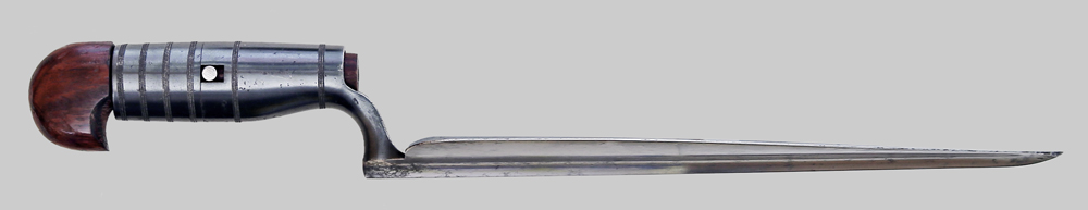 Thumbnail image of U.S. M1873 trowel bayonet with the prairie alteration.