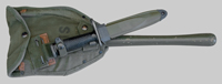 Thumbnail image of USA M1956 Entrenching Tool Bayonet Carrier.