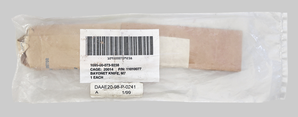 Images of Lan Cay, Inc. 1998 Contract M7 Bayonet in Original Packaging.