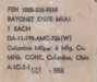 Thumbnail image of U.S. M5A1 bayonet by Columbus Milpar & Manufacturing Co.