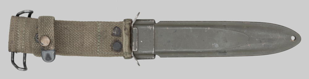 U.S. M8A1 Scabbard New-Made with a Steel Fitting Marked M8.