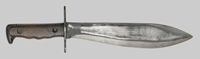 Thumbnail image of USA M1917 C.T. Bolo knife.