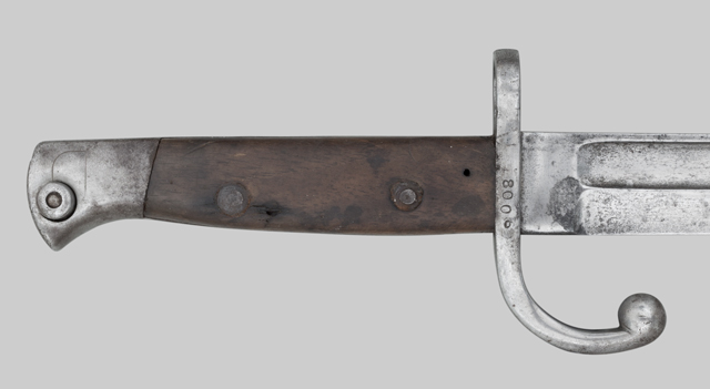 Image of Uruguay M1895/08 bayonet conversion.