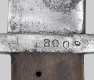 Image of Uruguay M1895/08 bayonet conversion.