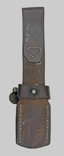 Image of Yugoslavian M1948 leather belt frog