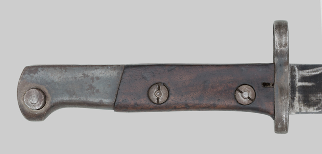 Thumbnail image of Colombian M1912 bayonet modified for use with the FN Model 1949 rifle.