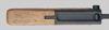 Thumbnail image of Czechoslovakia VZ-58 knife bayonet with wood grip.